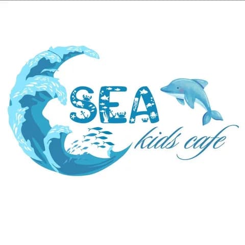 Sea kids book cafe logo