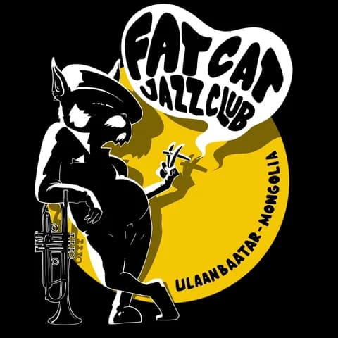 Fat Cat Jazz Club Ulaanbaatar logo